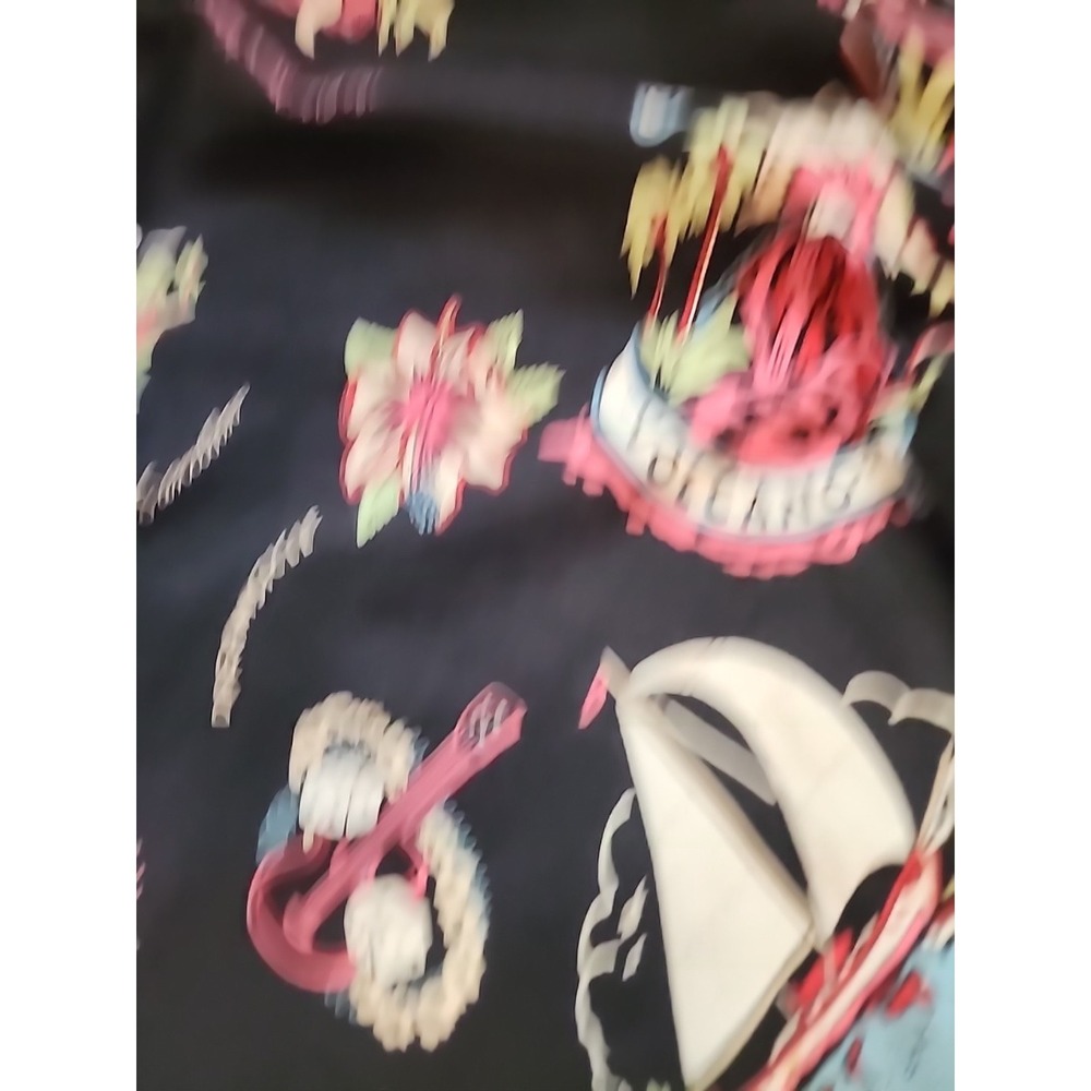 Vintage Koko Island Hawaiian Shirt Mens XL Jimmy Buffett Volcano AOP USA Made - Picture 10 of 15